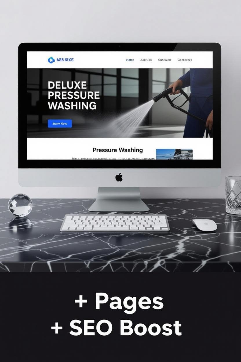 Deluxe Website Mockup