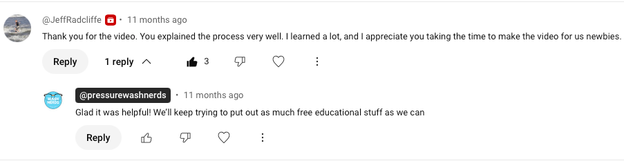 Home 2.0 YouTube Comment 3