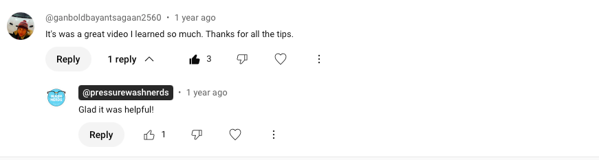 Home 2.0 YouTube Comment 4
