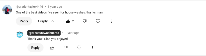 Home 2.0 YouTube Comment 5